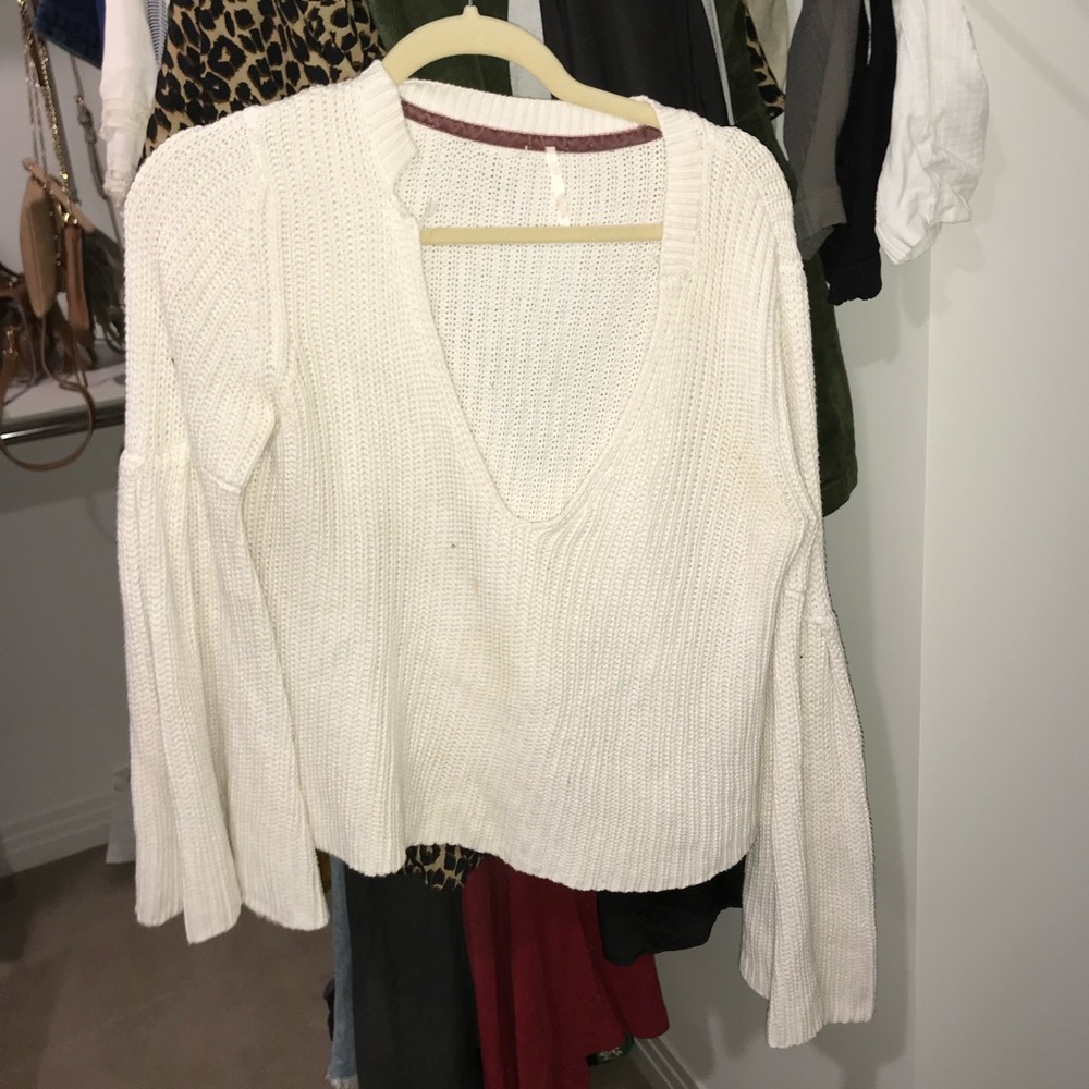Free People Crop sweater